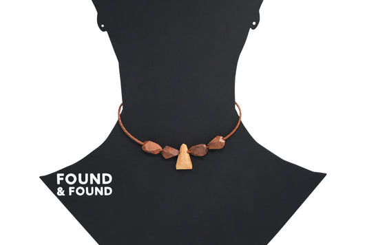 Madrone & Redwood Burl Shadow Necklace